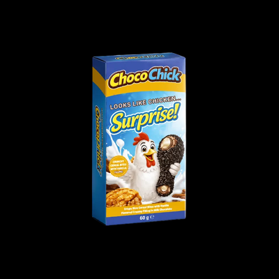 Choco Chick Milk and Biscuits Crumbles chocolate drumstick (Europe)