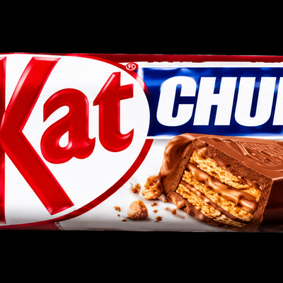 KitKat Chunky Biscoff package on black background