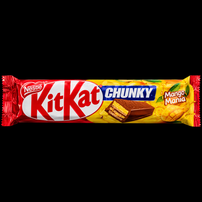 KitKat Chunky Mango Mania – melted and flattened discount bar