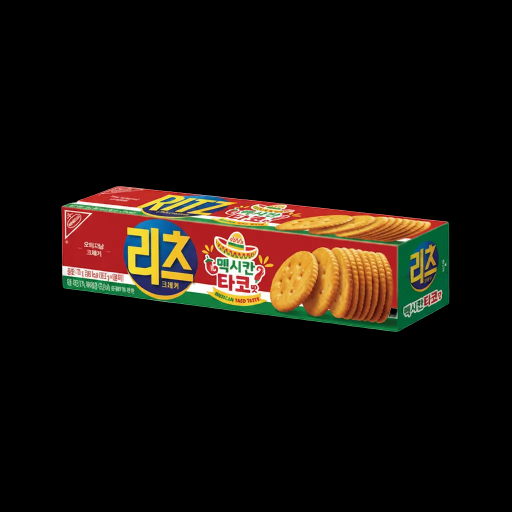 Ritz Cracker Mexican Taco 73g box from Korea