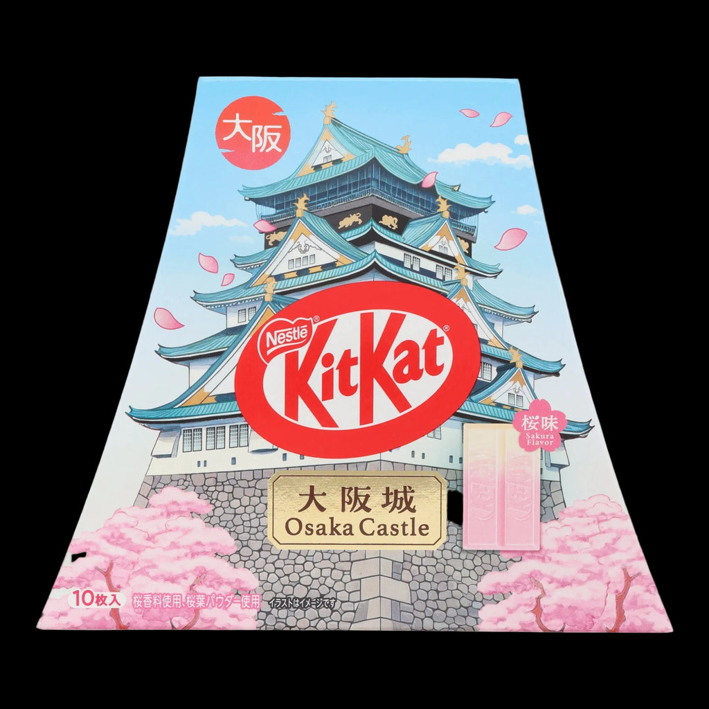 KitKat Osaka Castle Sakura 10-piece souvenir box from Japan