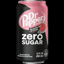 Dr Pepper Strawberry Cream Zero Sugar (Korea)