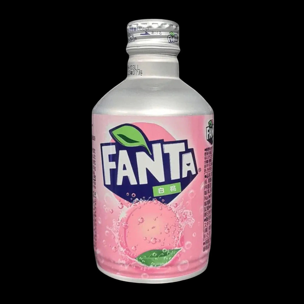 Fanta White Peach 300ml aluminum bottle from Japan