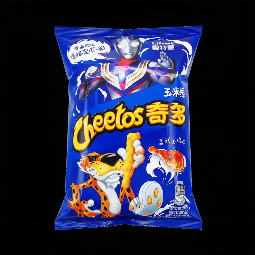 Cheetos Chicken Leg flavor bag from Taiwan