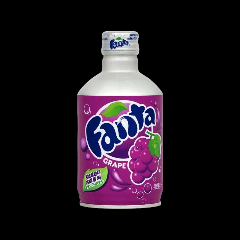 Fanta Grape 300ml aluminum bottle from Japan