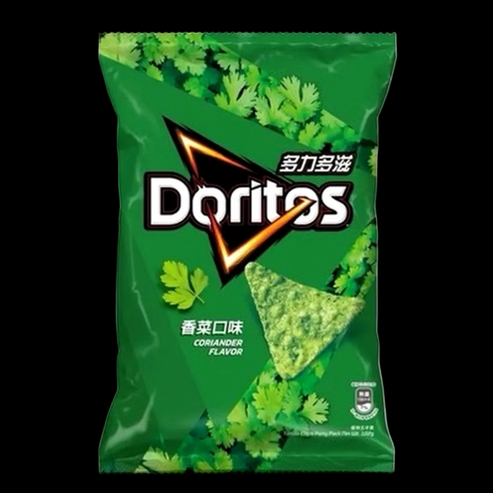 Doritos Coriander 68g bag from Taiwan