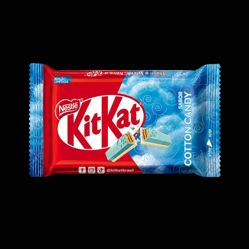Kit Kat Cotton Candy bar, imported from Brazil