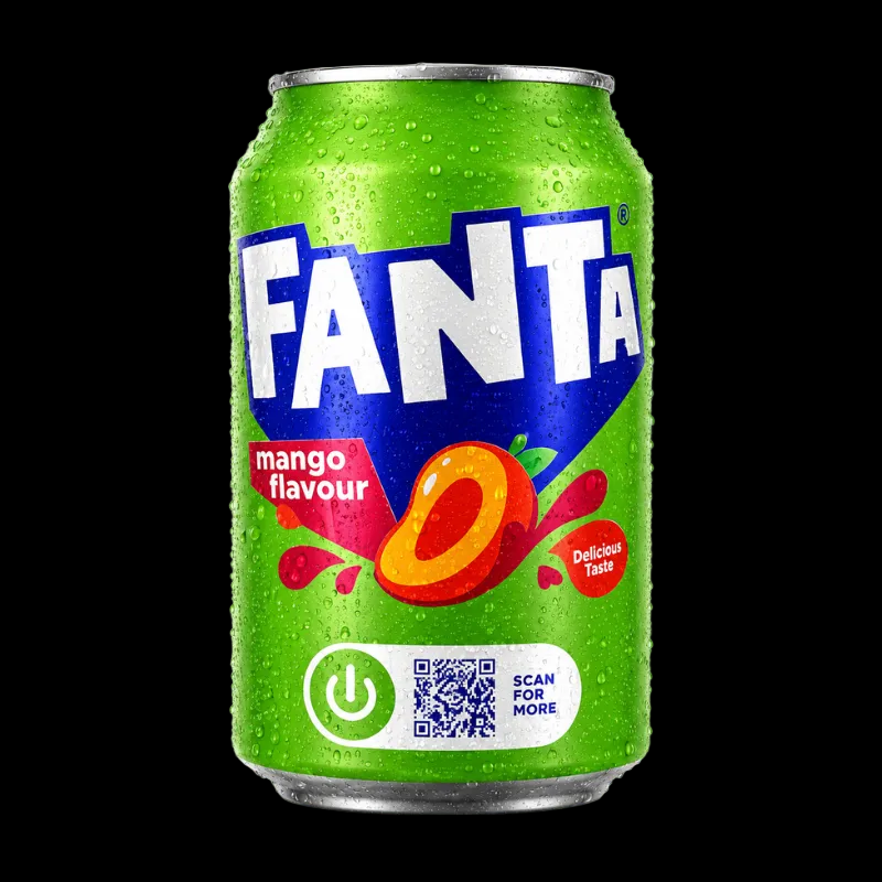 Fanta Exotic Mango 330ml can from Brazil