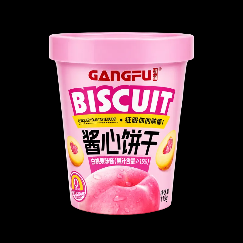 Gangfu White Peach Jam Biscuits (China)