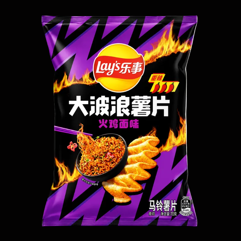 Lay's Wavy Buldak Spicy Chicken Ramen Flavor (China)