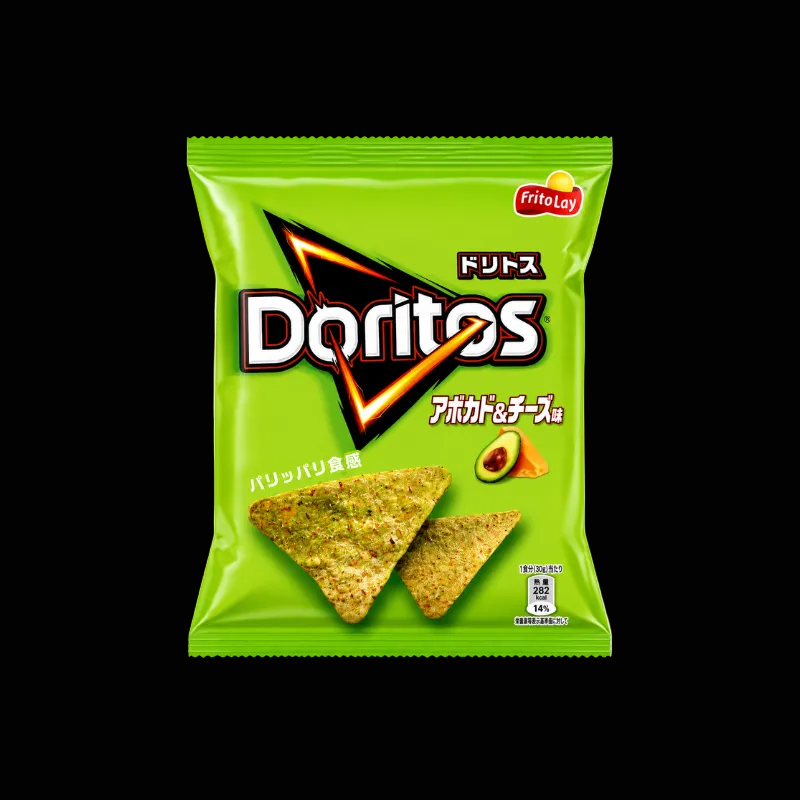 Doritos Avocado Cheese bag, imported from Japan