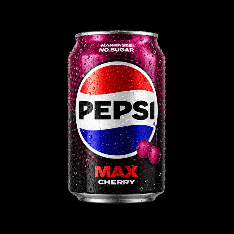 Pepsi Max Cherry Zero Sugar 330ml can (UK)
