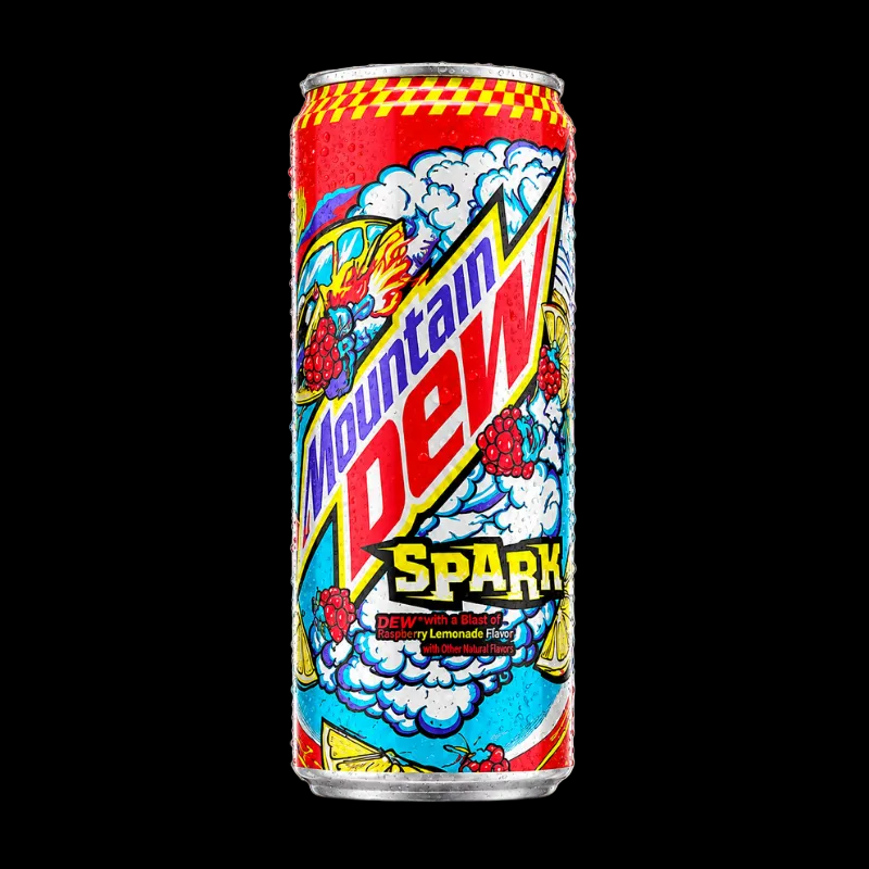 Mountain Dew Spark Raspberry Lemonade 330ml can (Europe)