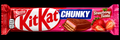 KitKat Chunky Strawberry Fiesta on black background