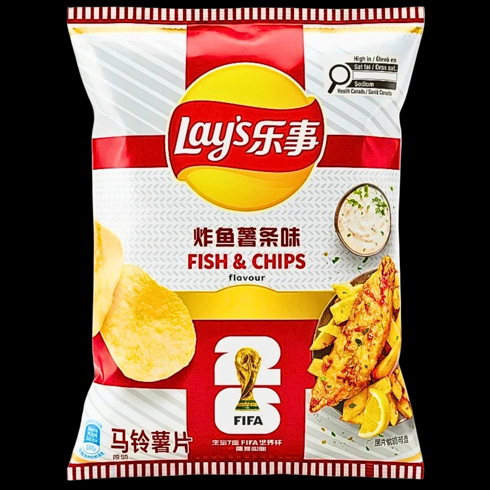 Lay's Fish and Chips flavor 70g bag from China