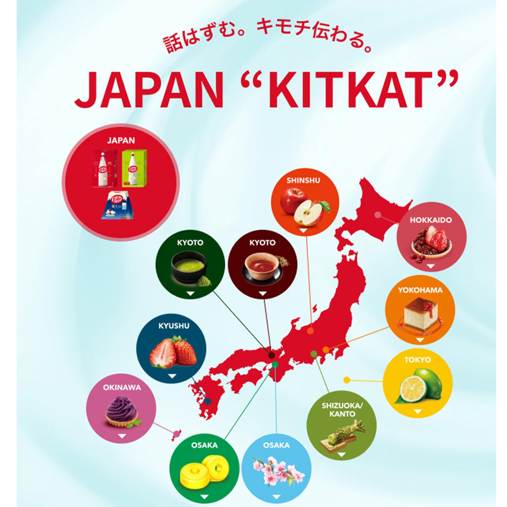 KitKat Mt. Fuji Blueberry Cheesecake box, alternate view