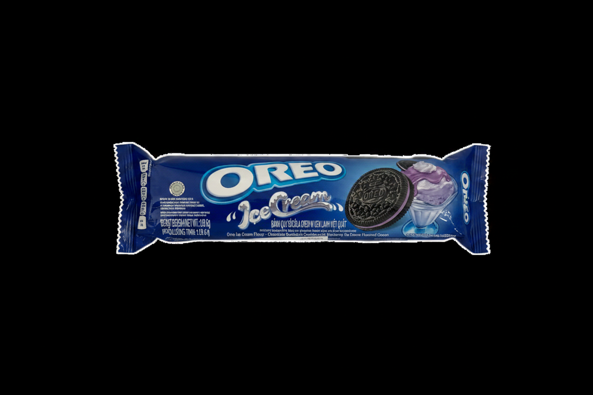 Oreo Blueberry Ice Cream pack from Indonesia