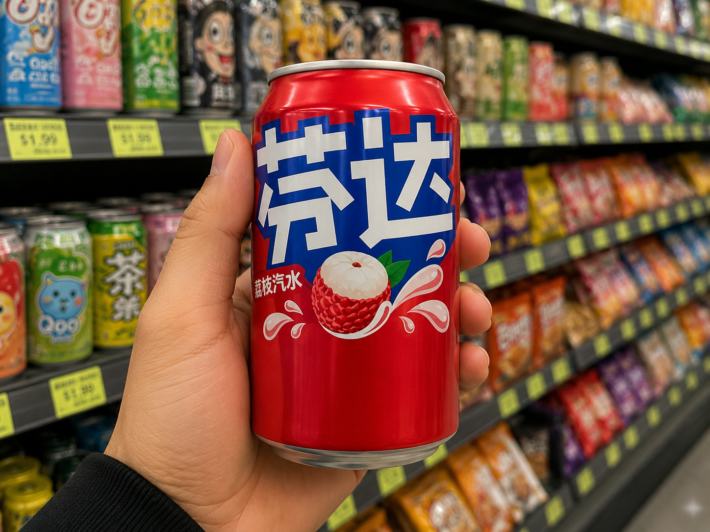 New Fanta Burst Lychee Soda (Taiwan)