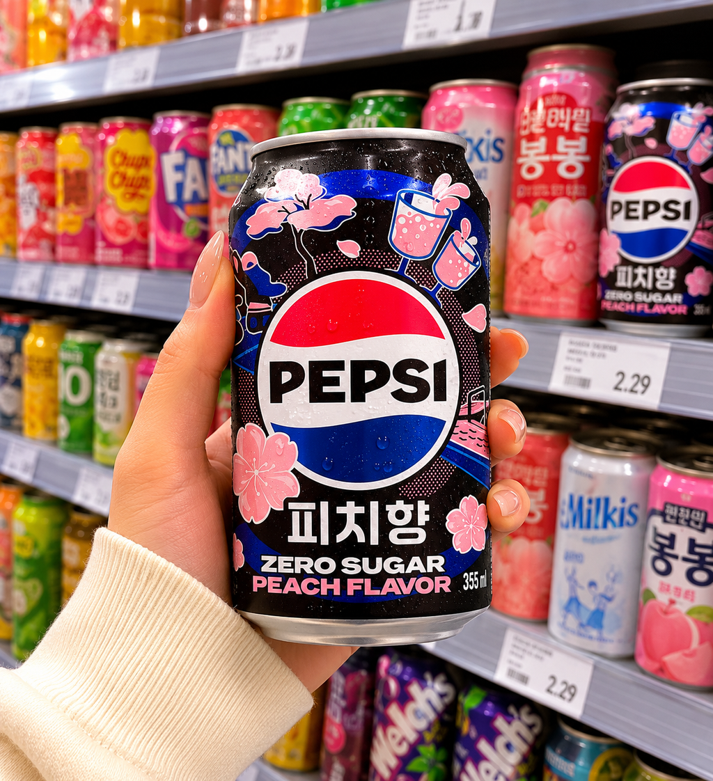 Pepsi Blossoming Peach (Korea)