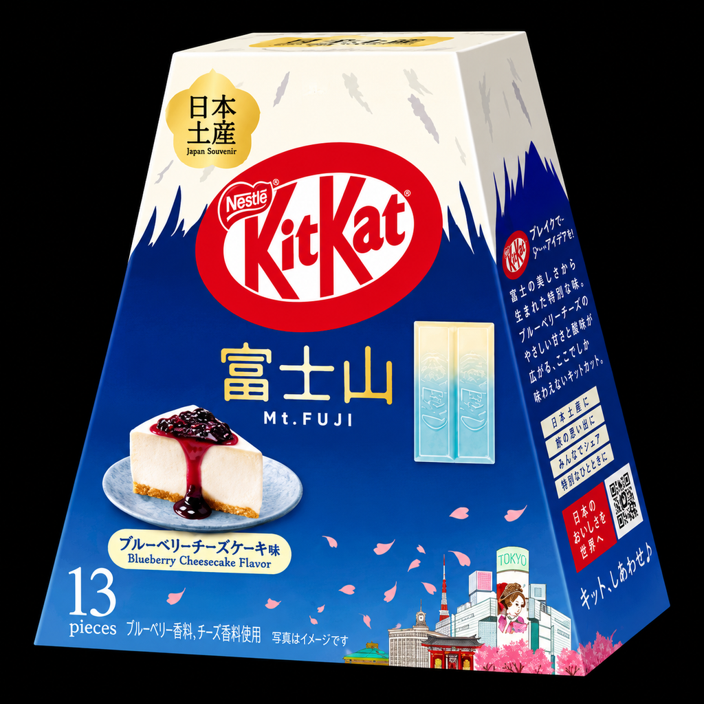 KitKat Mt. Fuji Blueberry Cheesecake 13-Piece Box (Japan)