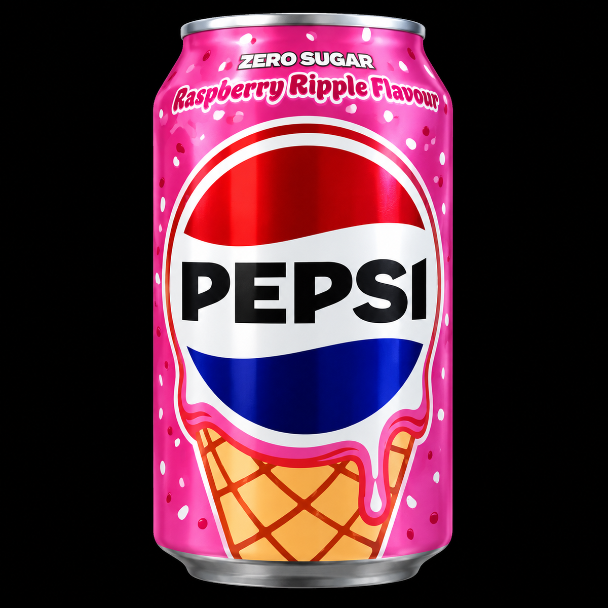Pepsi Raspberry Ripple Zero Sugar (UK)