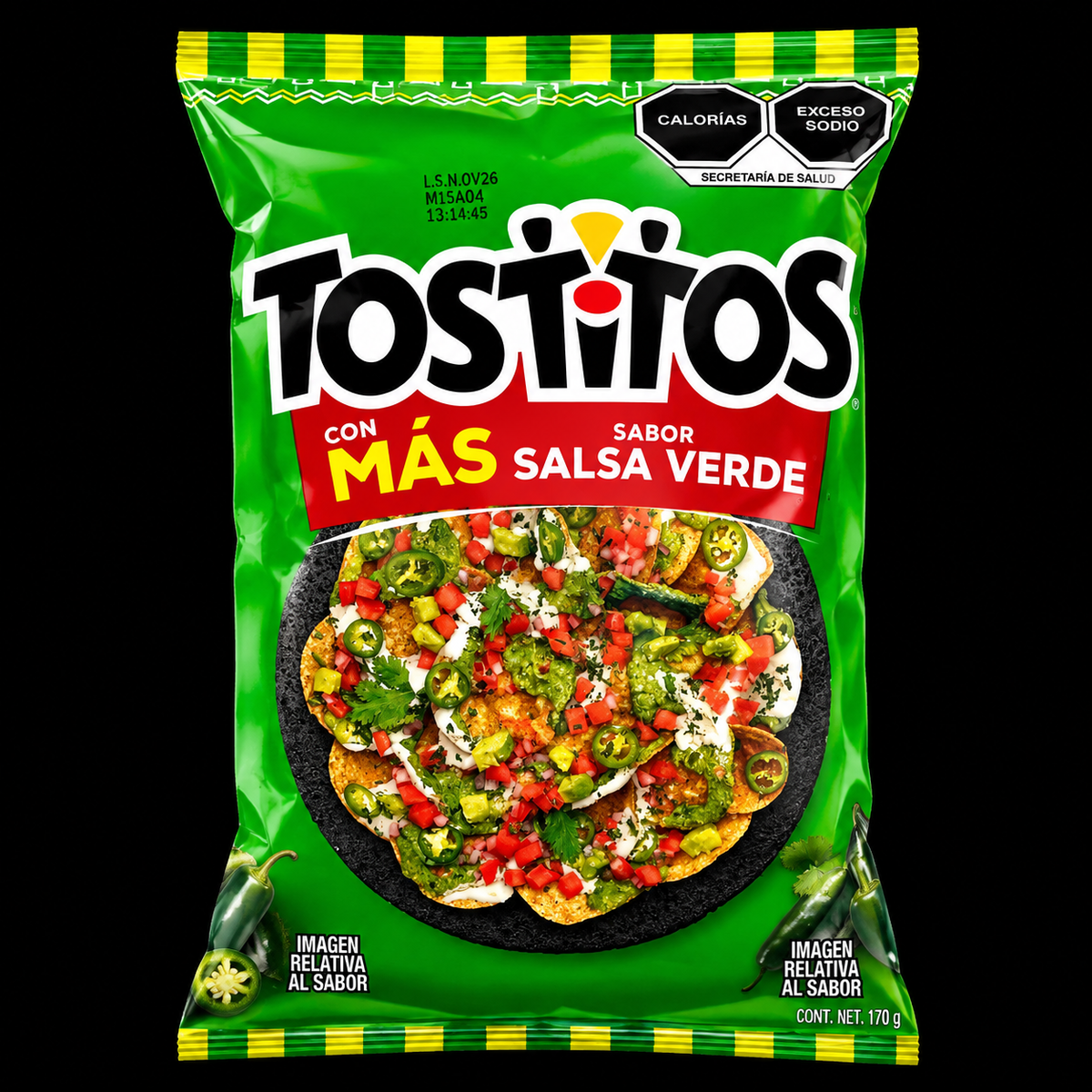 Tostitos Sabritas Salsa Verde Tortilla Chips (Mexico)