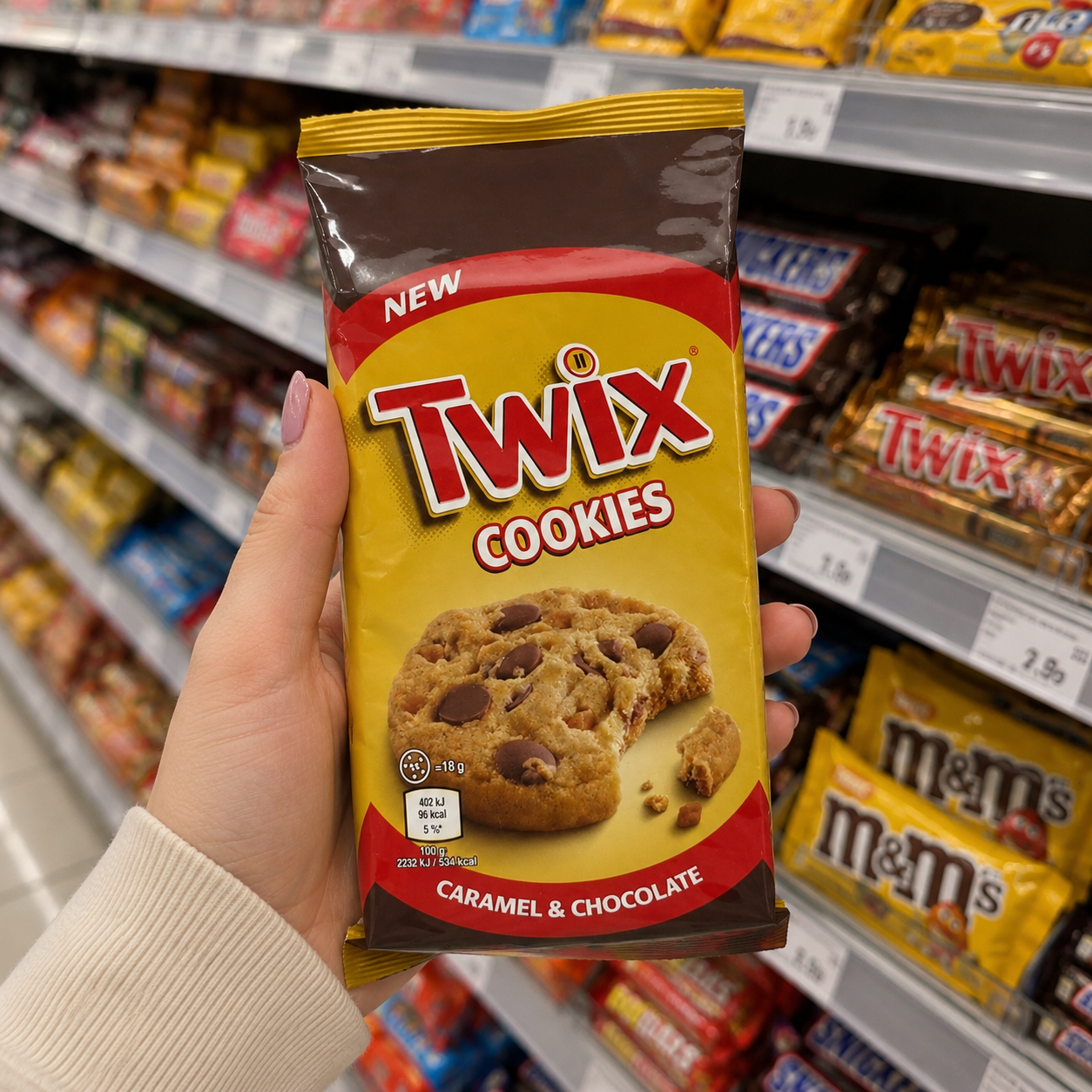 Twix Caramel Centre Cookies (England)