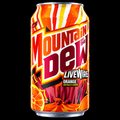 Mountain Dew LiveWire Orange bottle (USA)