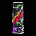 Mountain Dew Pitch Black 330ml slim can from Poland