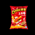 Product photo on black background